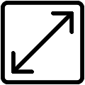 Area Size Vector SVG Line Icon
