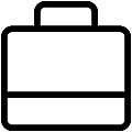 Briefcase Vector SVG Line Icon