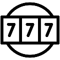 Casino Vector SVG Line Icon