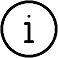 Information Circle Vector SVG Line Icon