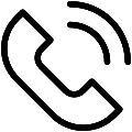 Phone Call Vector SVG Line Icon