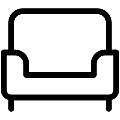 Sofa Vector SVG Line Icon