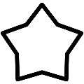 Star Vector SVG Line Icon