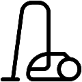 Vacuum Cleaner Vector SVG Line Icon