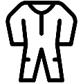 Motorcycle Suit Vector SVG Line Icon