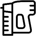 Nail Gun Vector SVG Line Icon