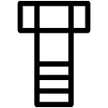 Bolt Vector SVG Line Icon