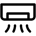 UI Air Conditioner Vector SVG Line Icon