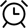 UI Alarm Clock Vector SVG Icon