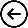 UI Arrow Left Circle Vector SVG Icon