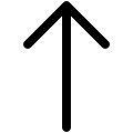 UI Arrow Up Vector SVG Icon
