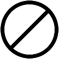 UI Ban Vector SVG Icon