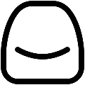 UI Bean Bag Vector SVG Line Icon