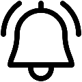UI Bell Alarm Vector SVG Icon