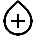 UI Blood Drop Vector SVG Line Icon
