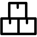 UI Boxes Vector SVG Line Icon