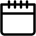 UI Calendar Empty Vector SVG Icon