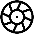 UI Car Clutch Vector SVG Line Icon
