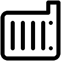 UI Car Radiator Vector SVG Line Icon