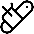 UI Chainsaw Vector SVG Line Icon