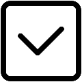 UI Check Square Vector SVG Icon