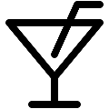 UI Cocktail Vector SVG Line Icon