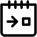 UI Deadline End Date Vector SVG Line Icon