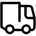 UI Delivery Truck Vector SVG Line Icon