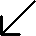 UI Diagonal Arrow 3 Vector SVG Icon