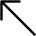 UI Diagonal Arrow 4 Vector SVG Icon