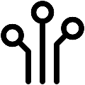 UI Digital Electronics Vector SVG Line Icon