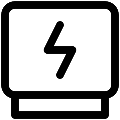 UI Electric Meter Vector SVG Line Icon