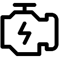 UI Engine Electric Vector SVG Line Icon