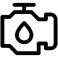 UI Engine Oil Vector SVG Line Icon