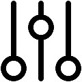 UI Equalizer Vector SVG Icon