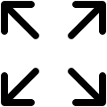 UI Expand Vector SVG Icon