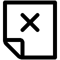UI File Delete Vector SVG Icon