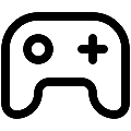 UI Gamepad Vector SVG Line Icon