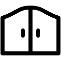 UI Gate Vector SVG Line Icon