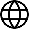 UI Globe Vector SVG Icon