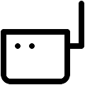 UI Gsm Module Vector SVG Line Icon