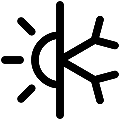 UI Hot Cold Vector SVG Line Icon