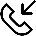 UI Incoming Call Vector SVG Icon