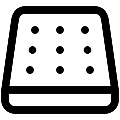 UI Mattress 2 Vector SVG Line Icon