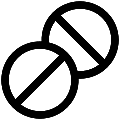 UI Medical Tablets Vector SVG Line Icon