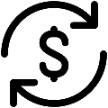 UI Money Exchange Vector SVG Line Icon