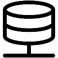 UI Network Database Vector SVG Line Icon