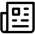 UI Newspaper Vector SVG Icon