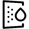 UI Oil Absorbent Filter Vector SVG Line Icon