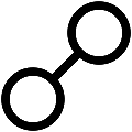 UI Opposition Astrology Vector SVG Line Icon